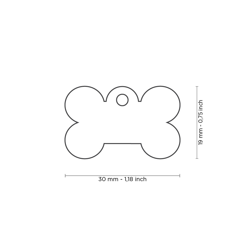 Myfamily Basic Bein ID tag aluminium