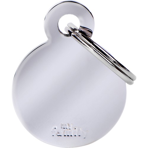 Myfamily Basic Sirkel ID tag aluminium