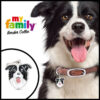 Myfamily Border collie IDtag