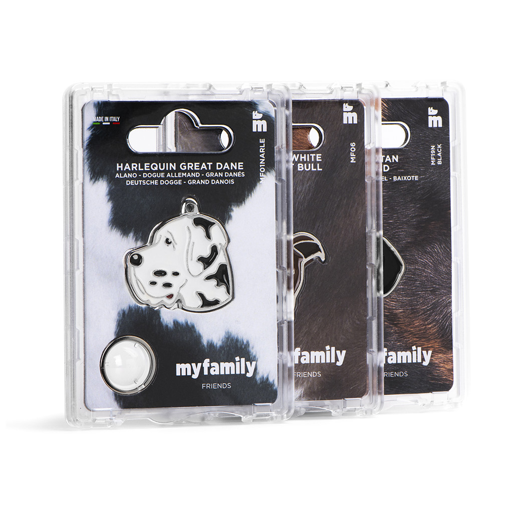 Myfamily Bull terrier IDtag