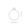 Myfamily Shine Circle Saint Tropez ID tag
